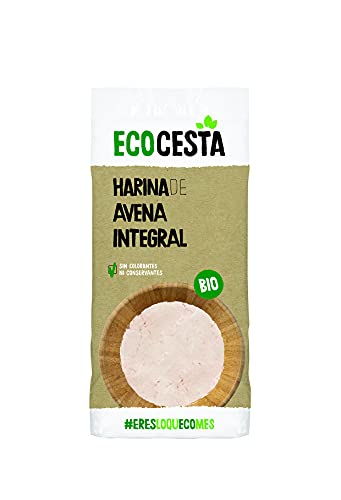 Ecocesta - Harina Ecológica de Avena Integral - 500 g -...