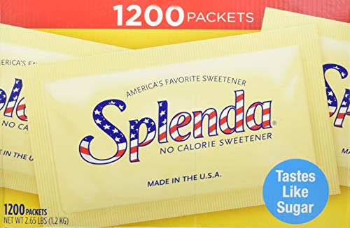 Splenda No Calorie Sweetener Value Pack, 1200 Individual...