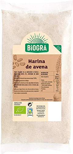 BIOGRÁ - Harina de Avena, Apto para Dieta Vegetariana,...