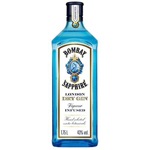 Bombay Sapphire Distilled London Dry Gin, 175cl/ 1750ml, 43%...