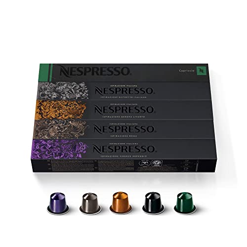 Nespresso Original Cápsulas de Café, 50 Cápsulas (10...