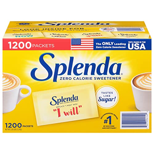 Splenda No Calorie Sweetener Value Pack, 1200 Individual...