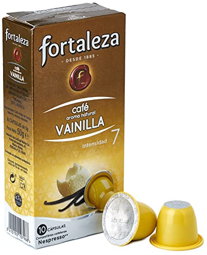 Café FORTALEZA - Cápsulas de café con Aroma Vainilla...