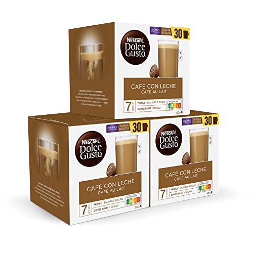 NESCAFÉ Dolce Gusto Café con Leche - x3 pack de 30...