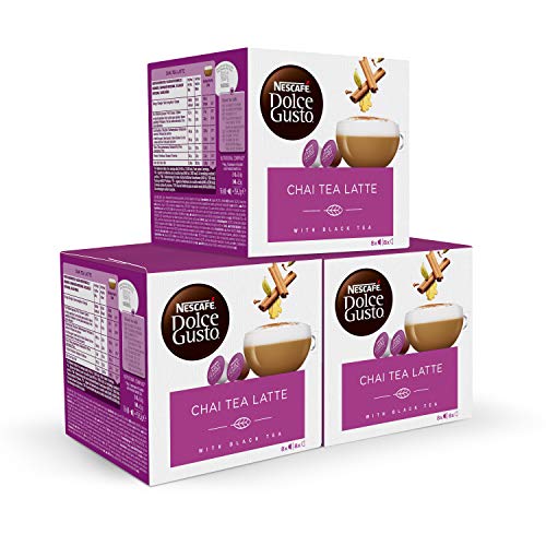 Nescafé DOLCE GUSTO té CHAI TEA LATTE - Pack de 3 x 16...