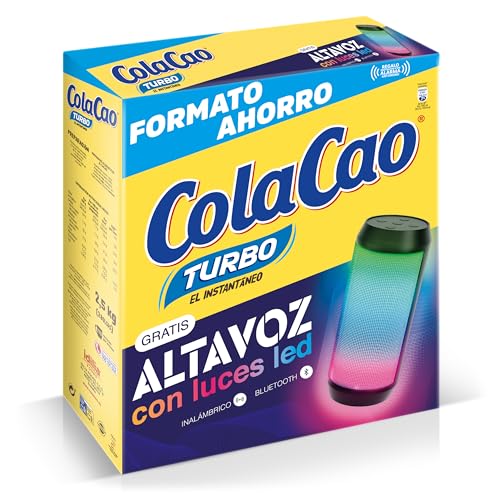 ColaCao Turbo Cacao Instantáneo-2,5kg (Lámpara con Base...
