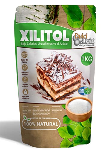 Edulcorante Xilitol Zero DulciLight 100% Natural 1 Kg Origen...