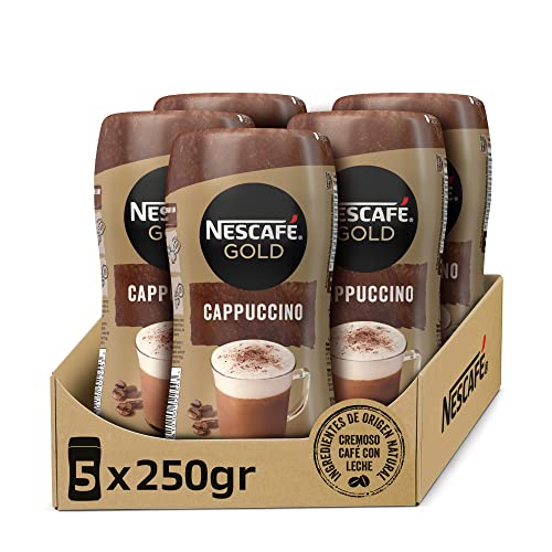 NESCAFÉ GOLD CAPPUCCINO NATURAL, cremoso café soluble con...